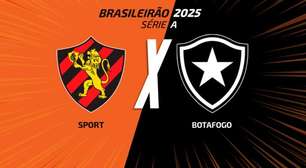 Sport x Botafogo, AO VIVO, com a Voz do Esporte, às 16h