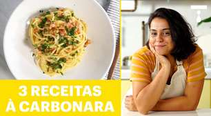 3 RECEITAS PARA QUEM AMA CARBONARA | Receitas Comentadas da Tastemade Brasil