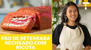 PÃO DE BETERRABA RECHEADO COM RICOTA BEM FOFINHO | Receitas Comentadas da Tastemade Brasil