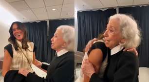 Bruna Marquezine se emociona com elogio de Fernanda Montenegro; assista ao momento