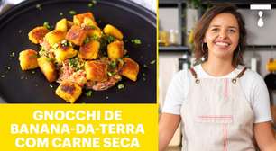 GNOCCHI ABRASILEIRADO DE BANANA DA TERRA E CARNE SECA | Receitas Comentadas da Tastemade Brasil
