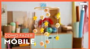 COMO FAZER UM MÓBILE DE FELTRO