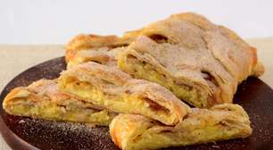 Trança folhada de banana com canela: a receita caseira e tradicional