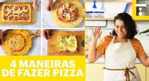 4 MANEIRAS SUPER PRÁTICAS DE FAZER PIZZA | Receitas Comentadas da Tastemade Brasil