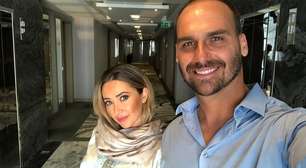 Eduardo Bolsonaro diz que esposa teve contas bloqueadas pelo STF