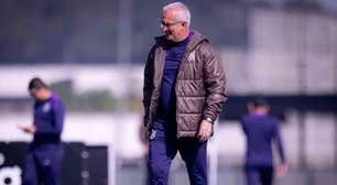 Dorival admite ansiedade para ter trio de ataque pela primeira vez no Corinthians
