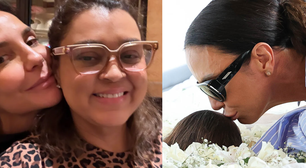 Ivete Sangalo vai às lágrimas e beija o corpo de Preta Gil em última homenagem à amiga