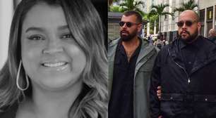 Acompanhado do marido, Tiago Abravanel chega ao velório de Preta Gil