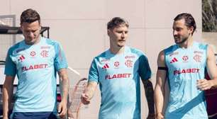 Saúl realiza seu primeiro treino no Flamengo