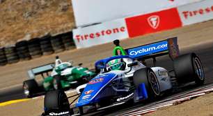 Indy NXT: Collet impede ataque de Hauger e vence corrida 1 em Laguna Seca