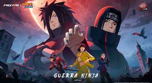 Free Fire x Naruto Shippuden Capítulo 2: Guerra Ninja começa em 31 de julho