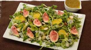 Salada de agrião com mandioquinha e figo: prepare a receita leve e saborosa