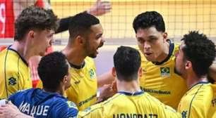 Seleção Brasileira masculina de vôlei vira sobre a China e avança para semi da Liga das Nações