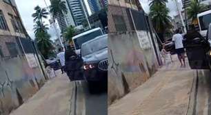 Esposa do atacante Ademir, do Bahia, se envolve em acidente de carro em Salvador