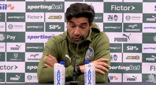Abel dá resposta atravessada a repórter e deixa coletiva do Palmeiras; veja