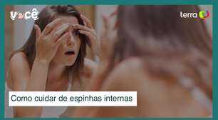 Se espremidas ou cutucadas, espinhas internas podem deixar cicatrizes e manchas
