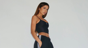 Jade Picon veste look esportivo com tênis de R$699,99