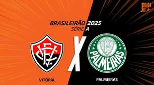Vitória x Palmeiras: onde assistir, escalações e arbitragem