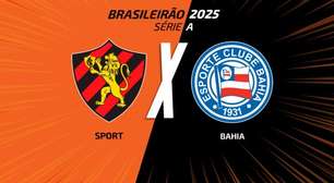 Sport x Bahia: onde assistir, escalações e arbitragem