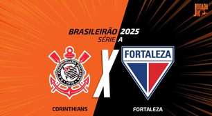 Corinthians x Fortaleza: onde assistir, escalações e arbitragem