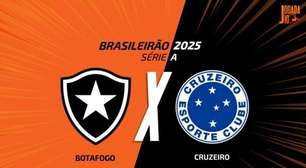 Botafogo x Cruzeiro, AO VIVO, Com a Voz do Esporte, às 14h30