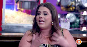 Tati Machado desabafa e chora muito em homenagem de Luciano Huck no 'Domingão'