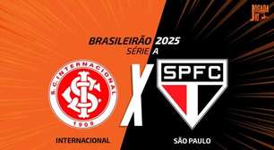 Internacional x São Paulo, AO VIVO, com a Voz do Esporte, às 19h