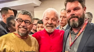 Lula se encontra com neto de Fidel Castro em evento do PT, em Brasília