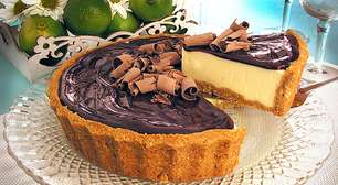 Torta de limão e ganache para uma sobremesa super saborosa
