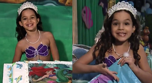 Aos 8 anos, Bruna Marquezine teve festa de Pequena Sereia com cobertura da Globo - e as imagens são encantadoras