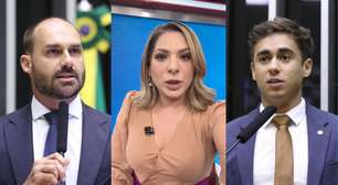 Eduardo Bolsonaro e Nikolas Ferreira comemoram saída de Daniela Lima da GloboNews: 'Excelente'