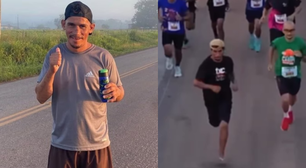 Homem bêbado que viralizou ao participar de corrida de chinelo faz revelação: 'Curar a...'