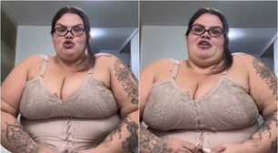 Thais Carla mostra o corpo após perder mais de 50kg ao tirar cinta modeladora