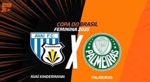 Avaí-Kindermann x Palmeiras: onde assistir, escalações e arbitragem