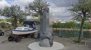 Estátua de sereia 'pornográfica' será removida de porto na Dinamarca; veja fotos