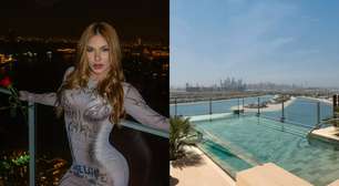 Virginia está hospedada em resort de Dubai com diárias que podem ultrapassar R$ 500 mil
