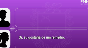 Mulher liga para a PM e pede 'dipirona' para denunciar violência doméstica; ouça áudio
