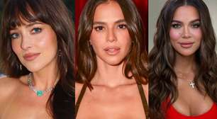Cabelo cor castanho chocolate é tendência de Dakota Johnson, estrela de 'Amores Materialistas', Jade Picon, Marquezine e mais famosas
