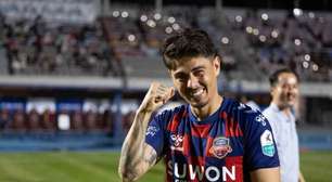 Brasileiro alcança marca histórica na Coreia do Sul e vive fase artilheira pelo Suwon FC