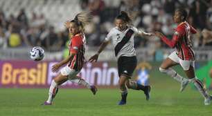São Paulo elimina Vasco e avança de fase na Copa do Brasil Feminina