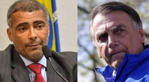 Romário quebra silêncio após boatos de rompimento com Bolsonaro: 'Não devo...'