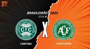 Coritiba x Chapecoense: onde assistir, escalações e arbitragem