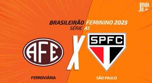 Ferroviária x São Paulo (Feminino): onde assistir, escalações e arbitragem