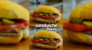 Receita do lanche Bauru