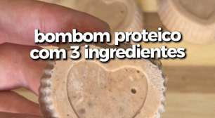 Bombom Proteico com 3 Ingredientes