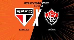 São Paulo x Vitória, AO VIVO, com a Voz do Esporte, às 17h
