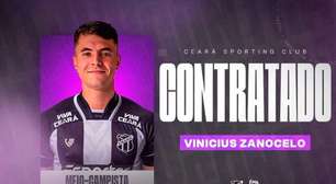 Ceará confirma chegada de Zanocelo, emprestado pelo Santos
