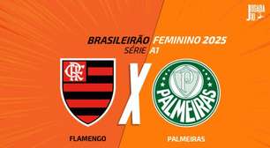 Flamengo e Palmeiras se enfrentam pelo Brasileirão Feminino