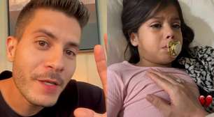Arthur Aguiar se pronuncia após cirurgia da filha com Maíra Cardi e explica motivo