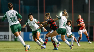 Brasileirão feminino: Fla sofre, mas sai na frente do Palmeiras nas quartas